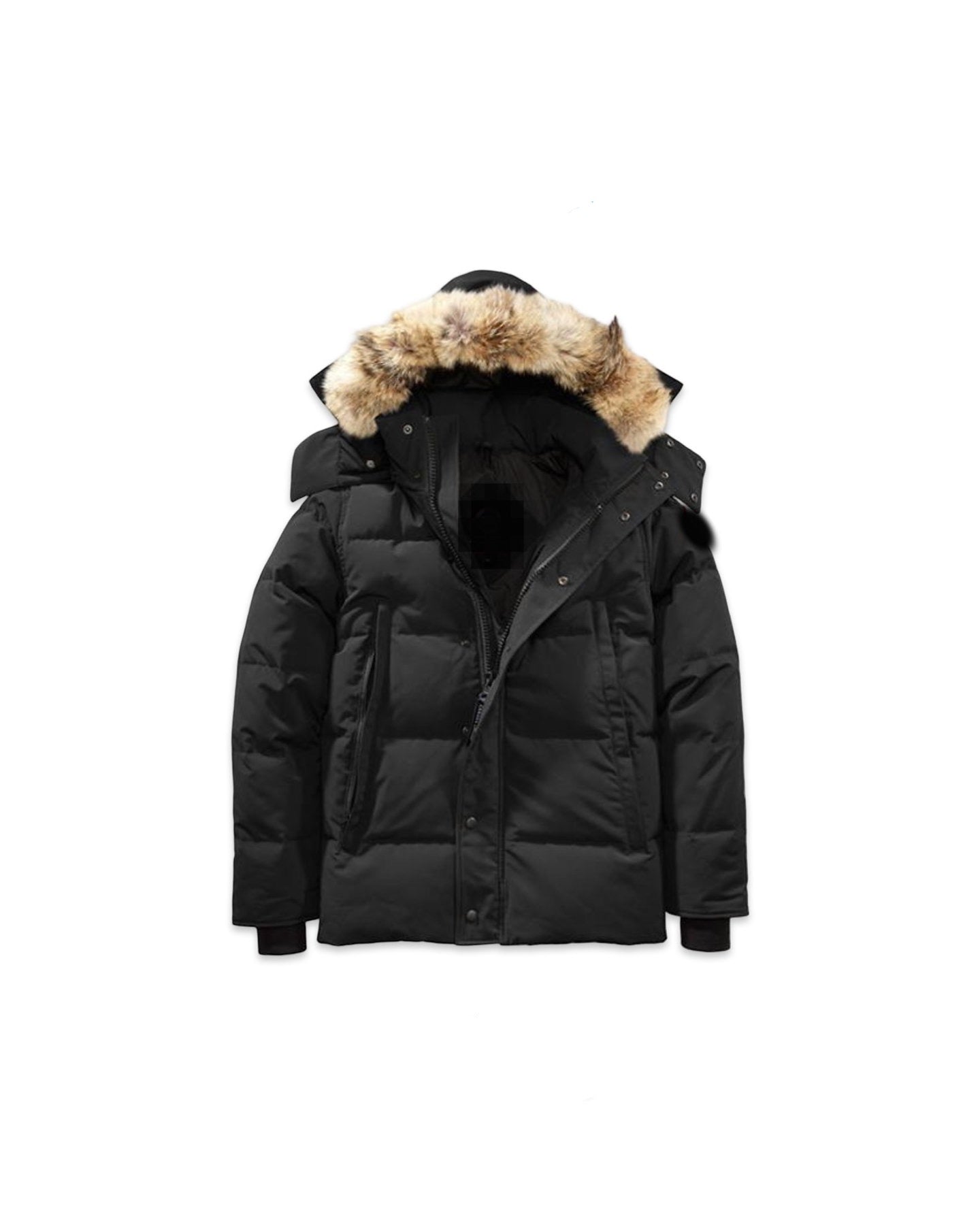 (Next day delivery) Black: Fur Parka